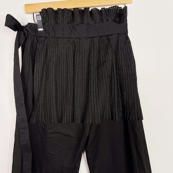 New Making The Cut Womens Small S Black Pleated Tie Skirt with Trouser Pants - Picture 6 of 15